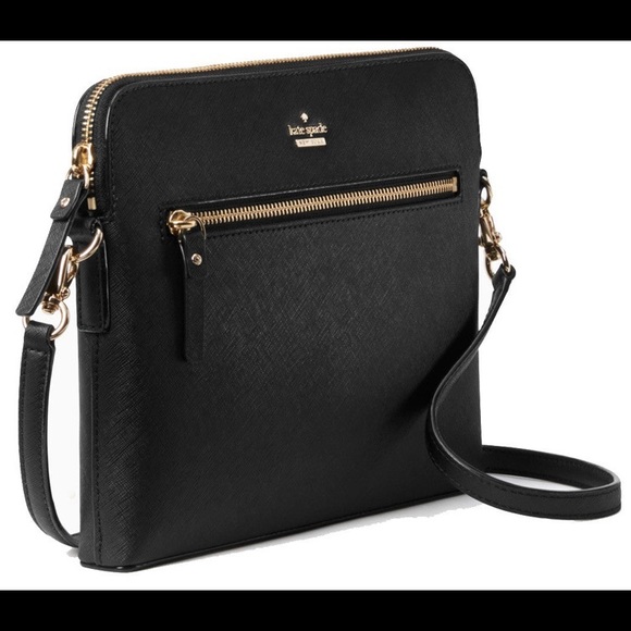 Handbags - Kate Spade Zana Black Crossbody Purse with phone charger